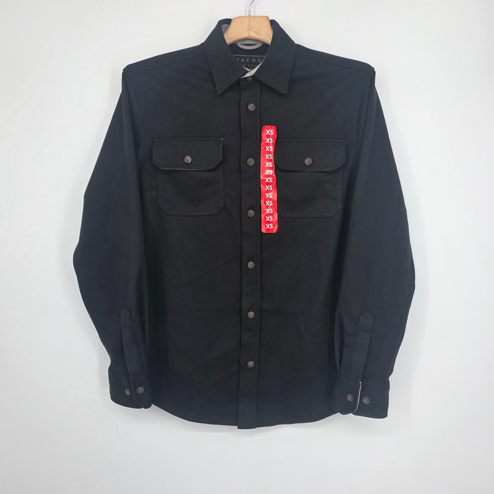 Jachs New York Mens Black Premium Outdoor Shirt Jacket XS S25C-Z05-XKZ NWT